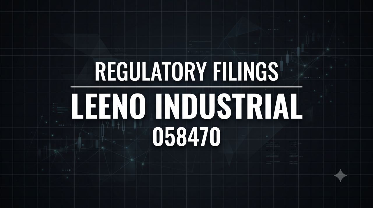 [Disclosure] LEENO Industrial (058470) – Closure of Shareholder Register or Designation of Record Date / 2023-12-12