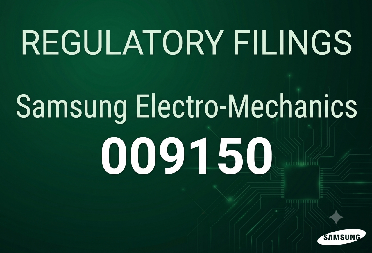 [Disclosure] Samsung Electro-Mechanics (009150) Outlines Mega KRW 15 Trillion Investment in Busan by 2040 to Build AI Server Substrates & MLCC Core Base